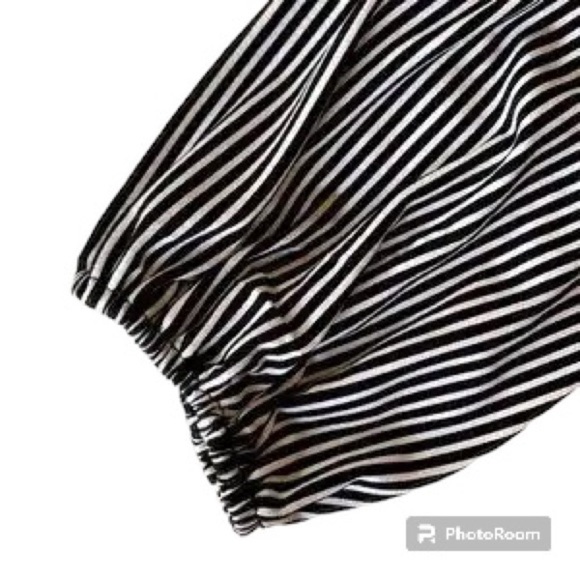 Adrianna Papell Striped Yoke Blouse Size Small - Picture 5 of 8